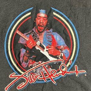Jimi Hendrix Signature Tee - Charcoal